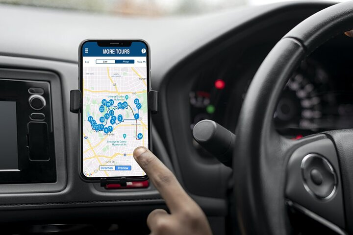 Explore iconic celebrity homes while navigating through the glamorous streets of Los Angeles. Enjoy fascinating stories of stars past and present on this self-guided driving adventure.